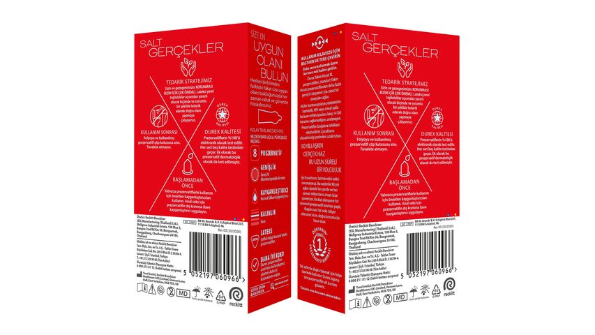 Durex Yakın Hisset XL Prezervatif 8'li