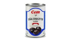 Cem Low Salt Brined Black Olives 261–320 Tin 800 g