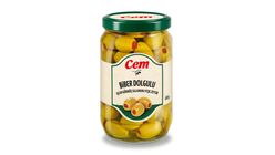 Cem Stuffed Green Pepper Olives 141–160 400 g