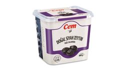 Cem Doğal Yağlı Siyah Sele Zeytin 291-350 800 g
