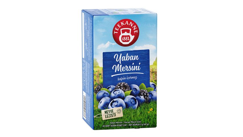 Teekanne Blueberry & Blackberry Flavoured Herbal Tea 20 Pieces