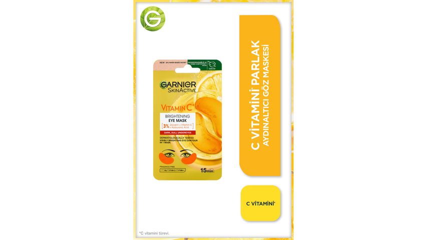 Garnier C Vitamini Parlak Aydınlatıcı Göz Maskesi