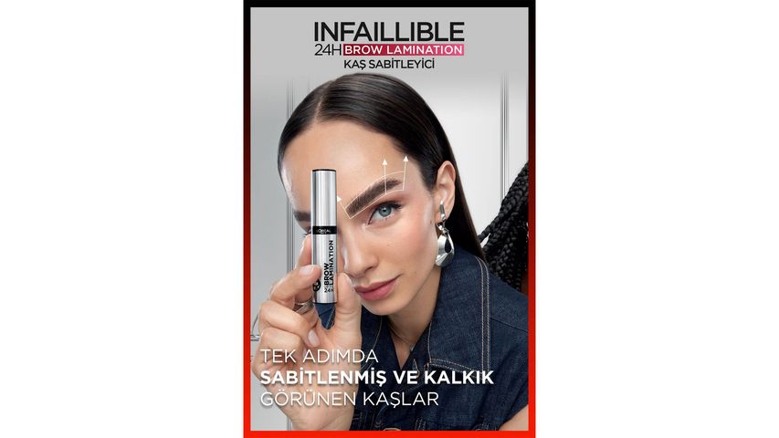 L'Oréal Paris Infaillible 24H Brow Lamination Şeffaf Kaş Sabitleyici