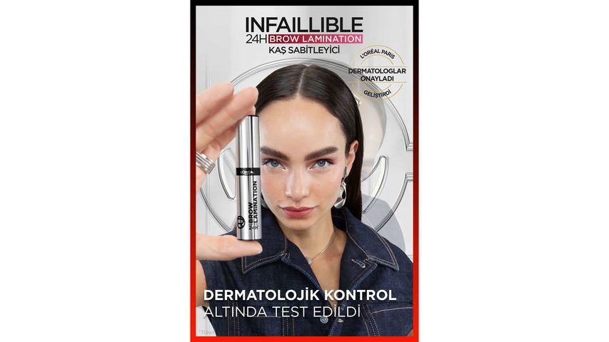 L'Oréal Paris Infaillible 24H Brow Lamination Şeffaf Kaş Sabitleyici