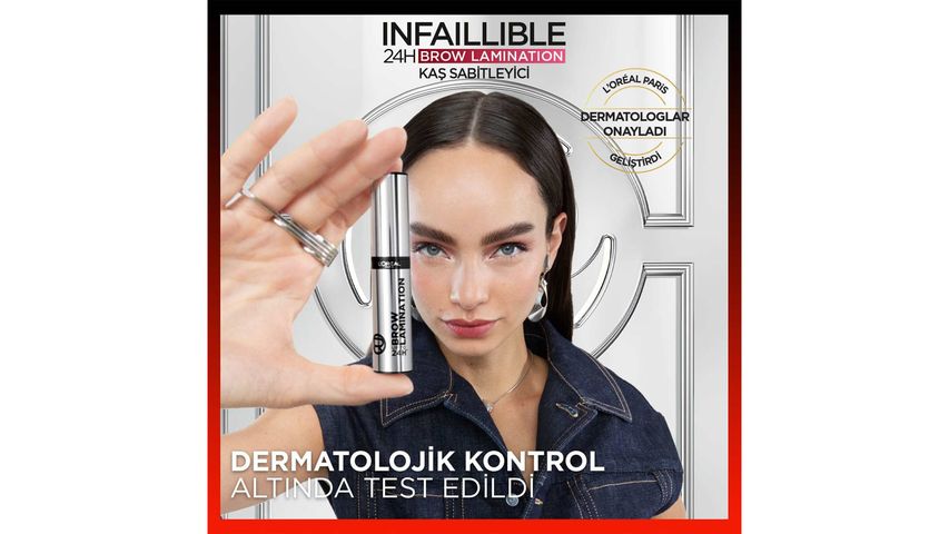 L'Oréal Paris Infaillible 24H Brow Lamination Şeffaf Kaş Sabitleyici