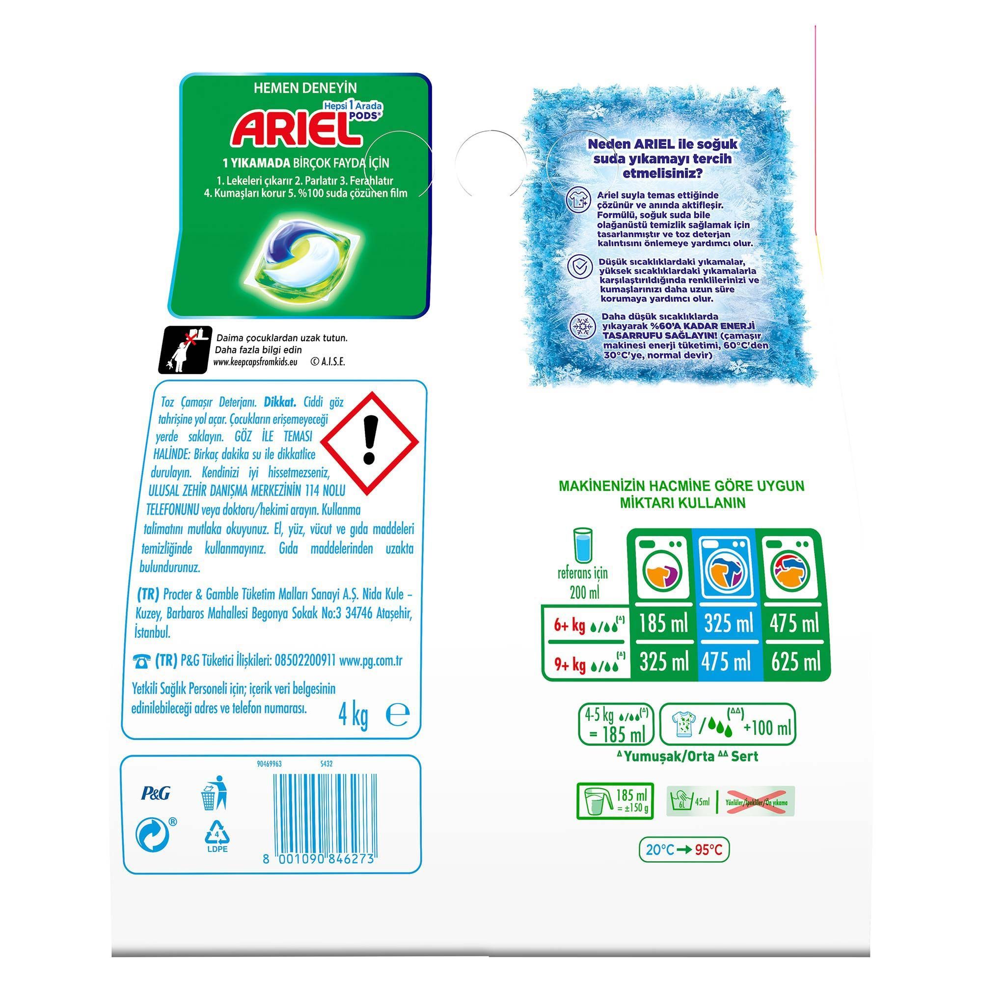Buy Ariel Mountain Breeze Aquapudra Powder Detergent for Colored