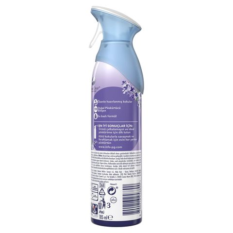 Febreze Hava Ferahlatıcı Sprey Oda Kokusu Lavanta Kokulu 185 ml