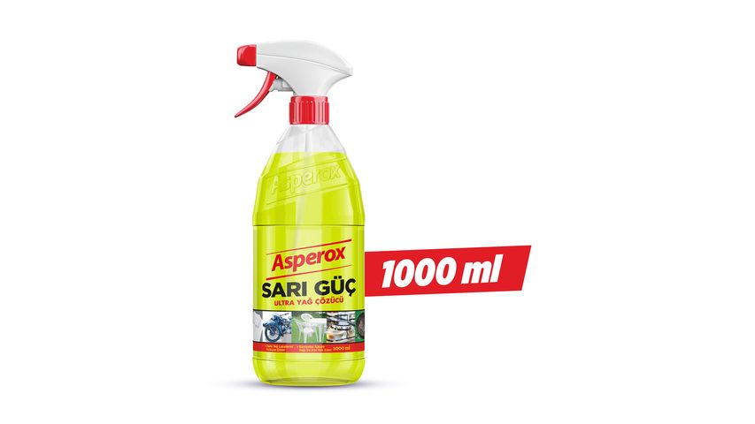 Asperox Sarı Güç Ultra Yağ Çözücü Sprey 1 L