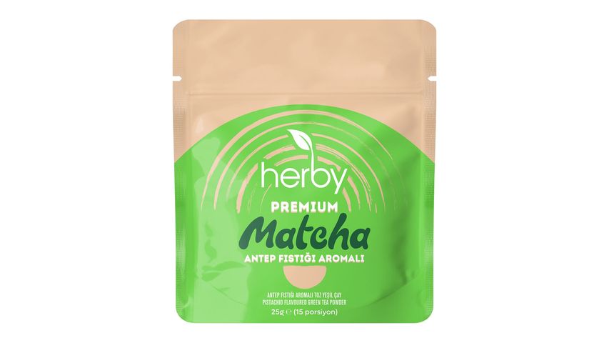 Herby Premium Antep Fıstığı Aromalı Matcha 25 g