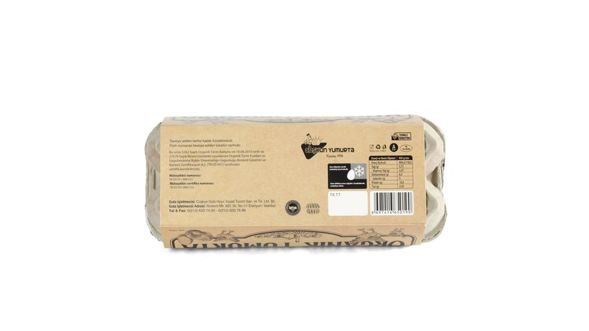 Coşkun Organik Yumurta M Boy 10'lu 53-63 g