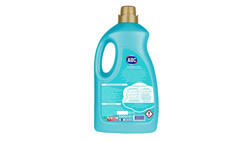 ABC Sıvı Çamaşır Deterjanı Renkliler 3 L