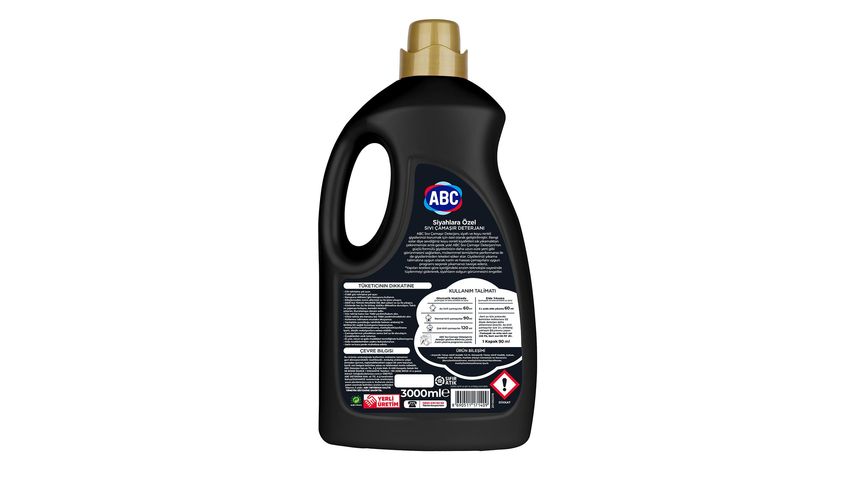 ABC Sıvı Çamaşır Deterjanı Siyahlar 3 L