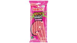 Bebeto Wacky Sticks Çilek & Vanilya Yumuşak Şeker 75 g
