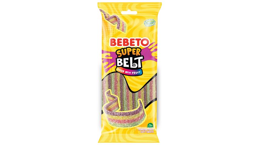 Bebeto Super Belts Soft Candy 75 g