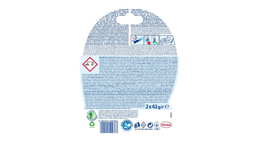 Bref Brilliant Gel Okyanus Klozet Bloğu 2'li