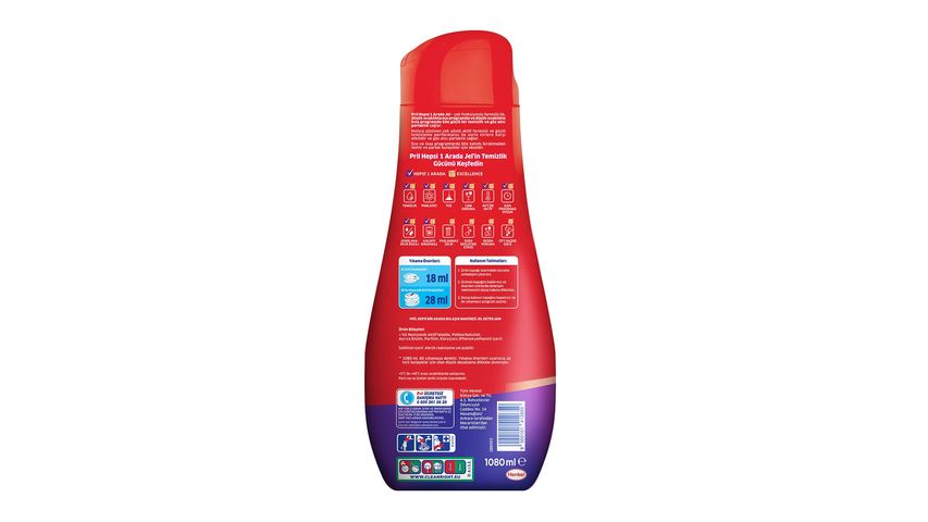 Pril All in One Gel 60 Wash 1080 ml