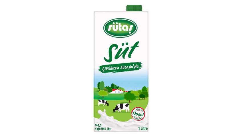 Sütaş %2,5 Yağlı Süt 1 L