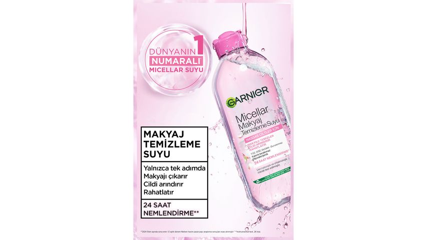 Garnier Micellar Make-Up Remover Water 400 ml