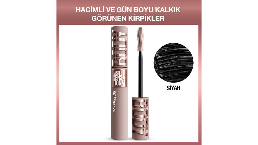 Maybelline New York Lash Sensational Body Siyah Maskara