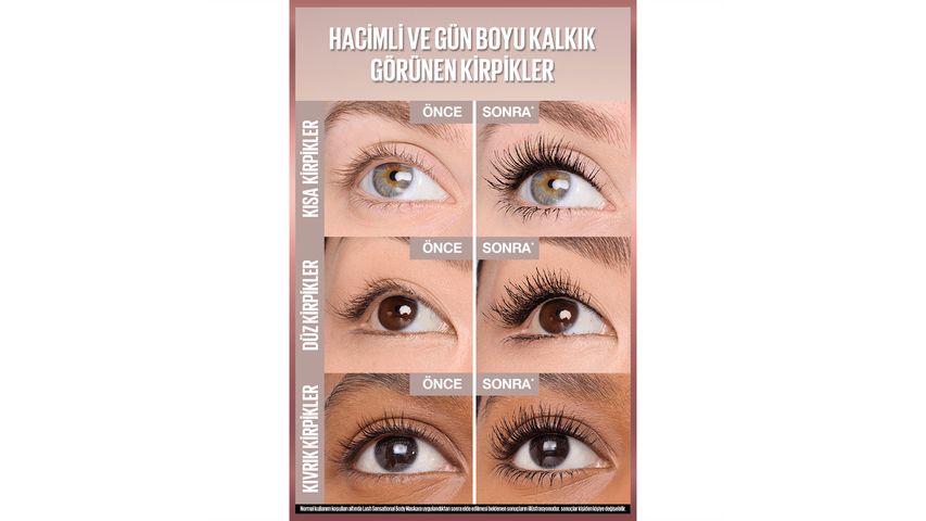 Maybelline New York Lash Sensational Body Siyah Maskara