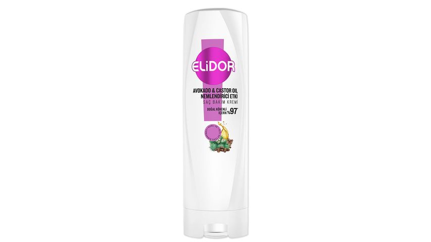 Elidor Hair Conditioner Avocado & Castor Oil Moisturizing Effect 350 ml