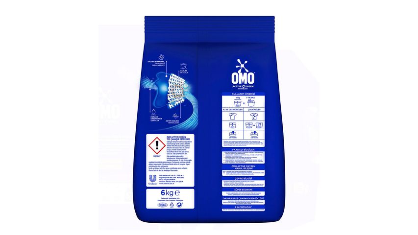 Omo Active Oxygen Whites Powder Detergent 6 kg