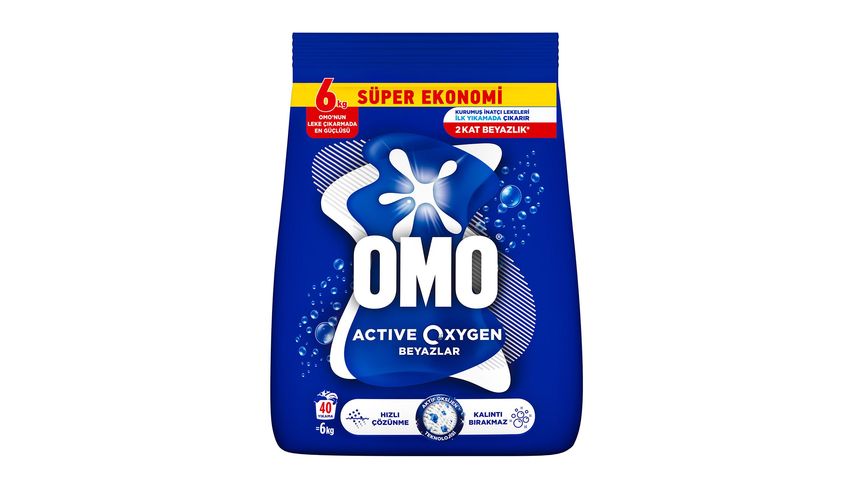 Omo Active Oxygen Whites Powder Detergent 6 kg