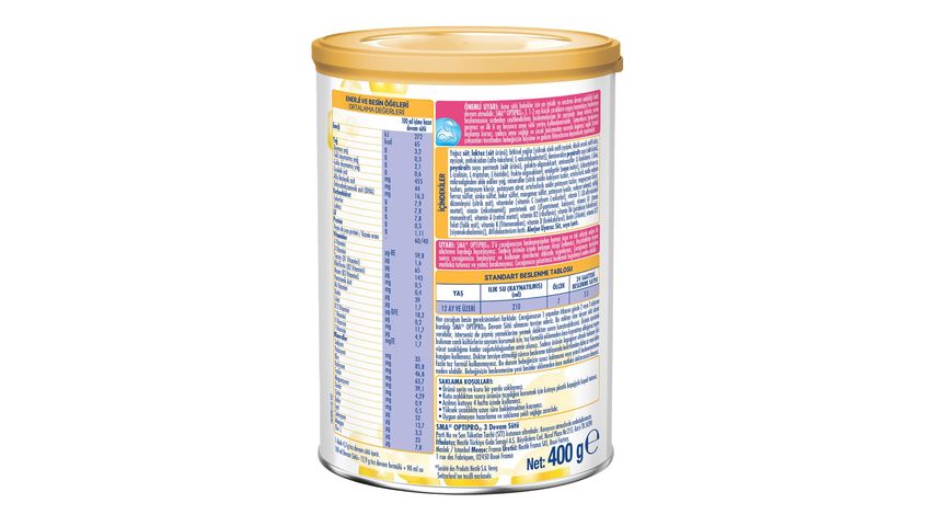 Sma Optipro 3 1-3 Yaş Devam Sütü 400 g
