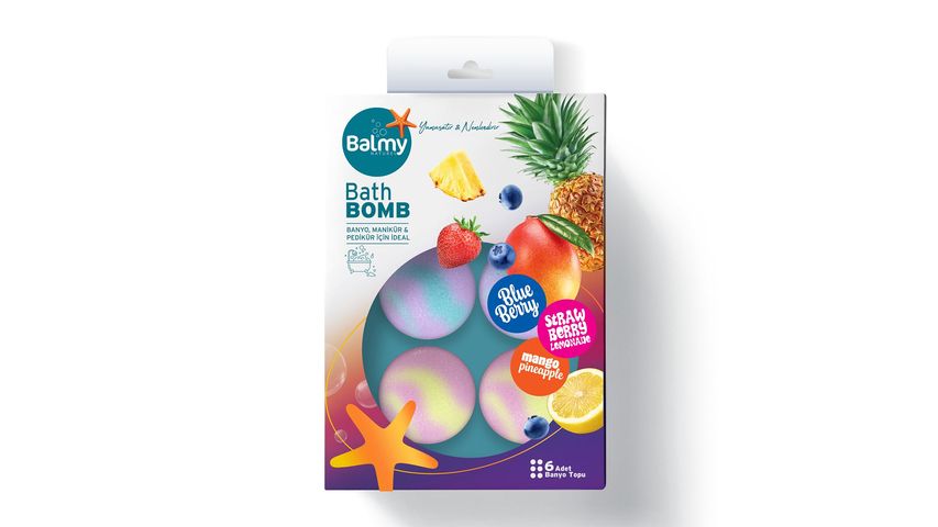 Balmy Bath Bomb 6 Pieces 240 g