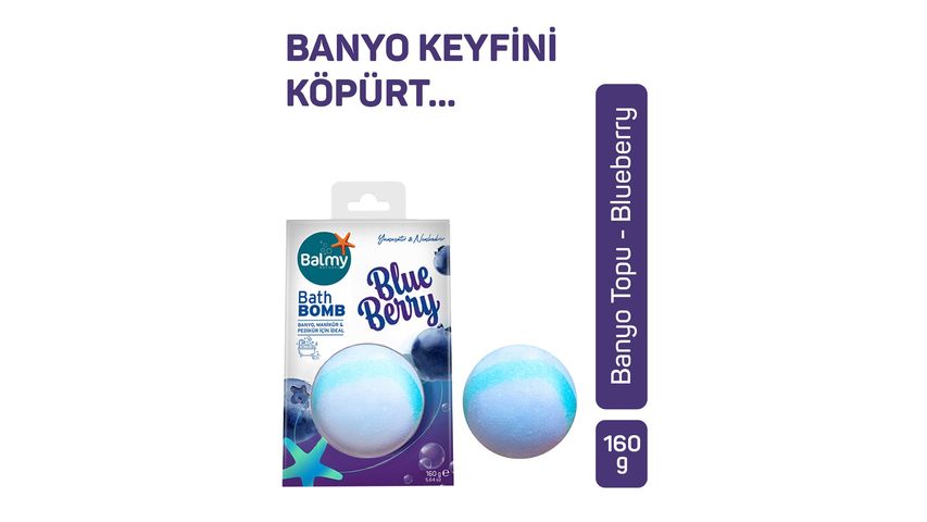 Balmy Bath Bomb Blueberry 160 g