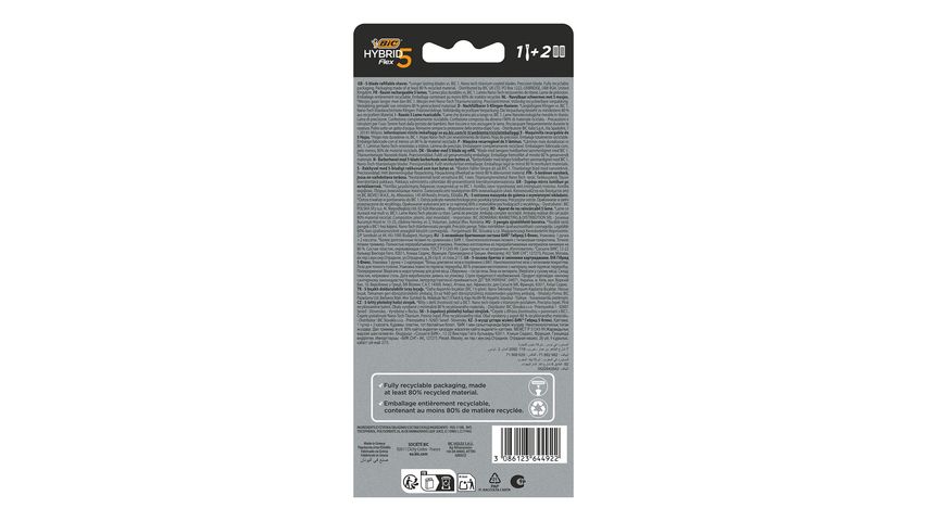 Bic Flex 5 Hybrid Erkek Tıraş Bıçağı 2 Başlıklı Tıraş Bıçağı