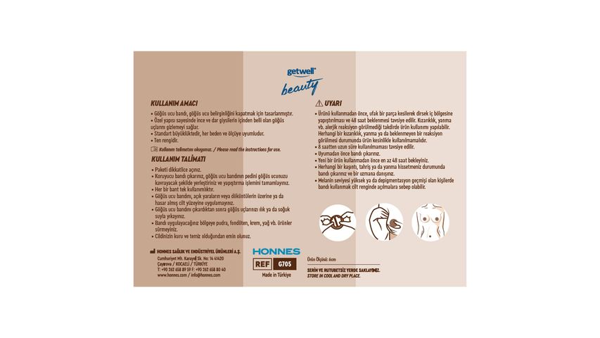 Getwell Nipple Concealment Tape