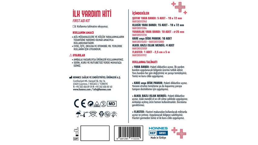 Getwell İlk Yardım Kiti