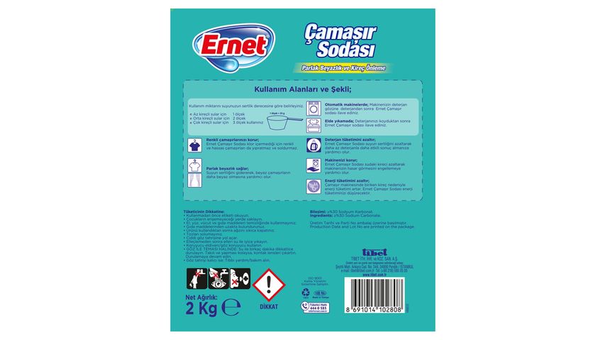 Ernet Çamaşır Sodası 2 kg