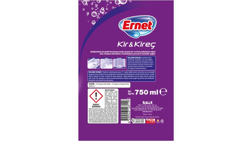 Ernet Super Liquid Dirt & Lime Remover 750 ml