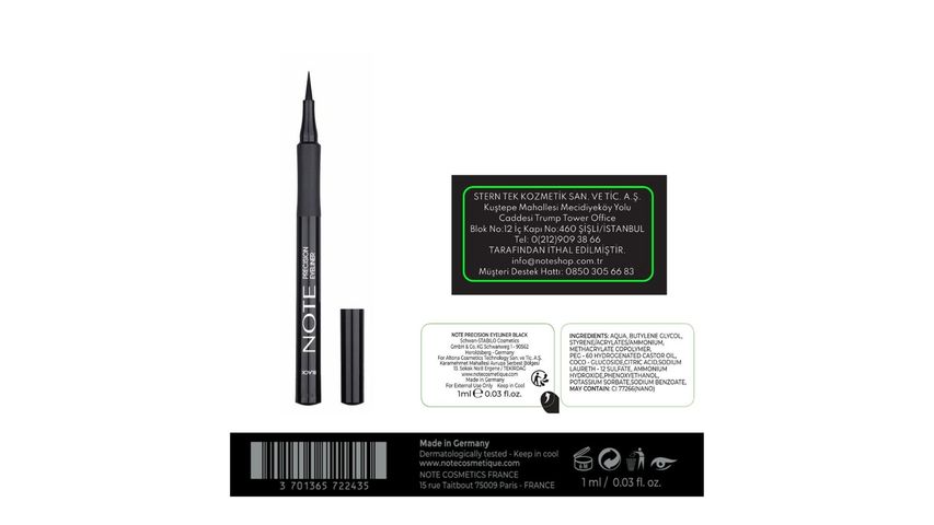 Note Eyeliner Precision - yemeksepeti.com
