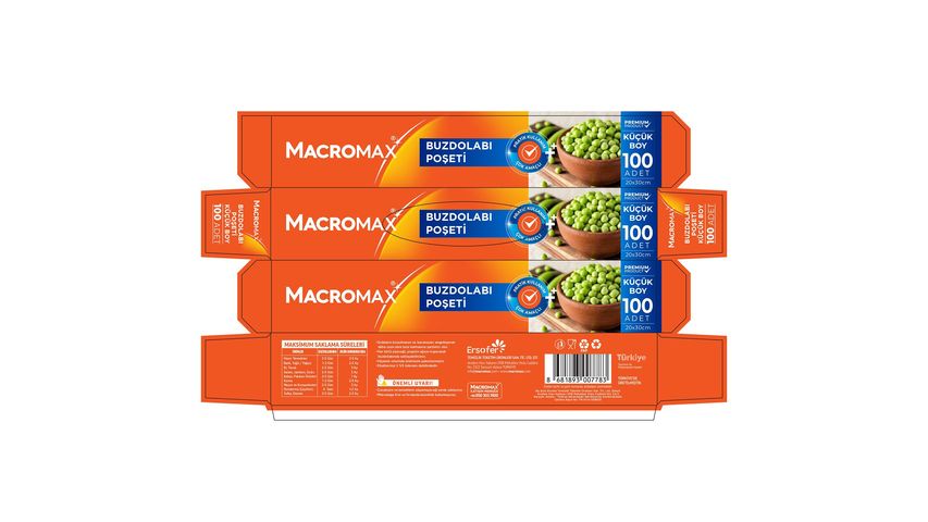 Macromax Refrigerator Bag Small Size - Pack of 100
