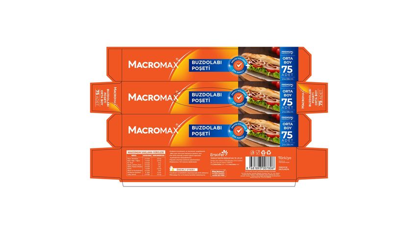Macromax Refrigerator Bag Medium Size – Pack of 75