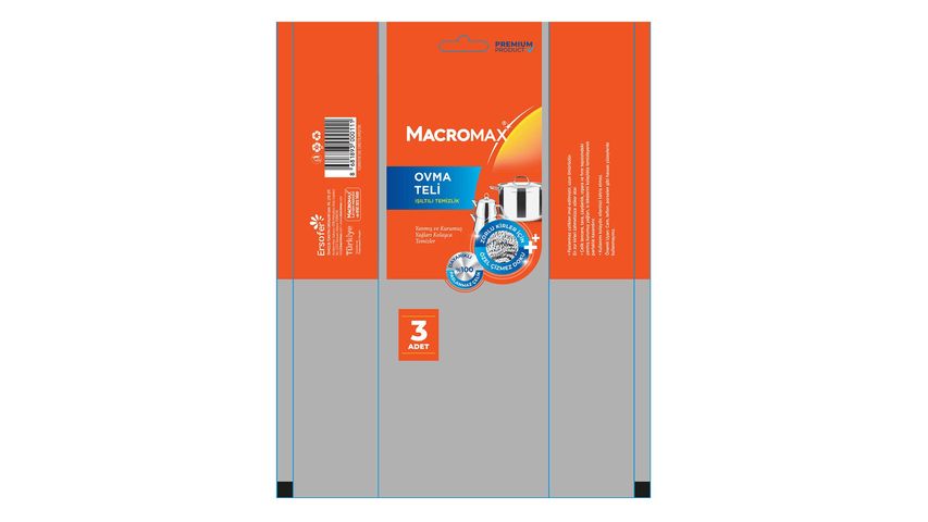 Macromax Scrubber Wire 3-Piece