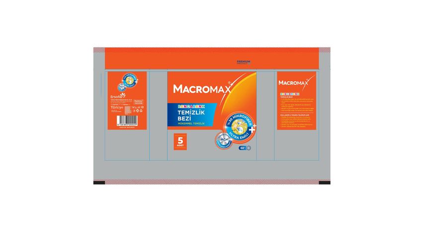Macromax Colorful Cleaning Cloths 5-Pack