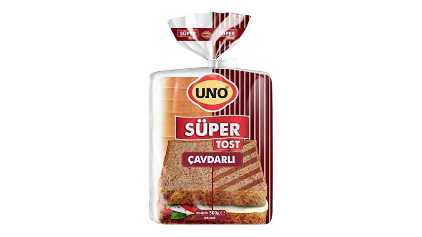 Uno Süper Çavdarlı Tost Ekmeği 500 g