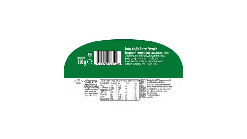 Kiri Tam Yağlı Sürülebilir Labne Peyniri 150 g