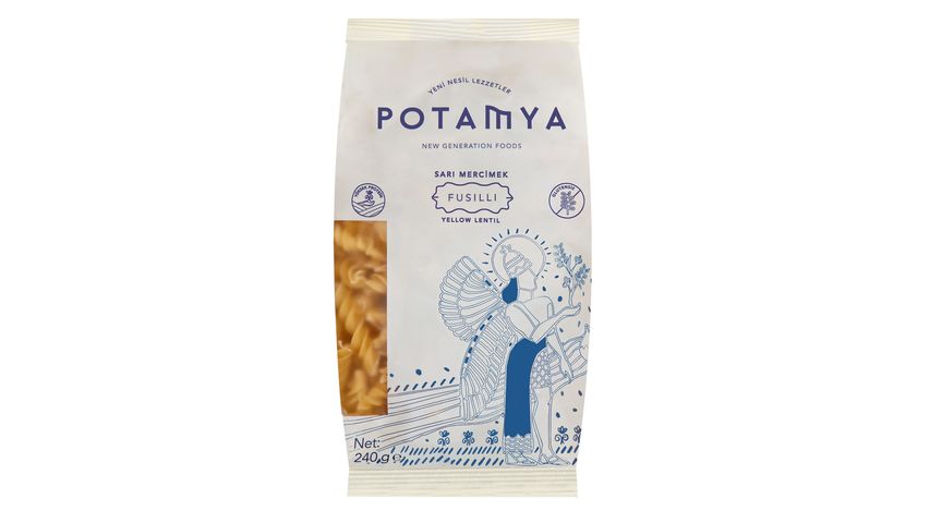 Potamya Sarı Mercimekli Fusilli 240 g