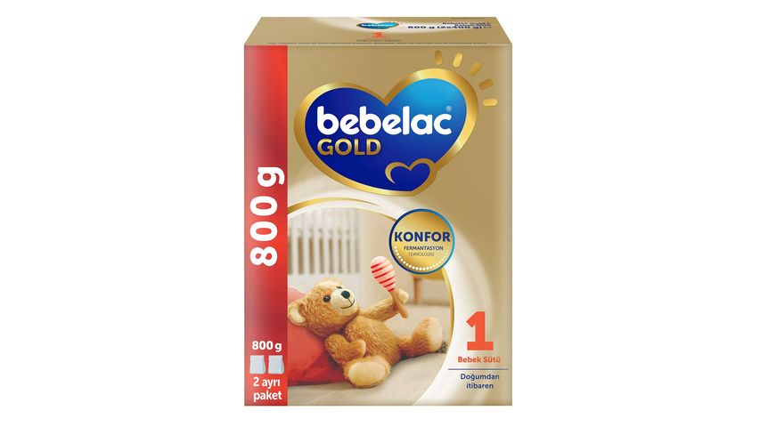 Bebelac Gold Konfor 1 Bebek Sütü 0-6 Ay 800 g