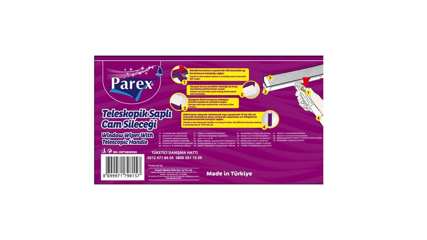 Parex Telescopic Handle Window Wiper