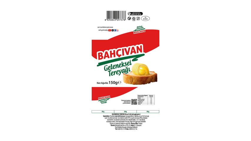 Bahçıvan Traditional Butter 150 g