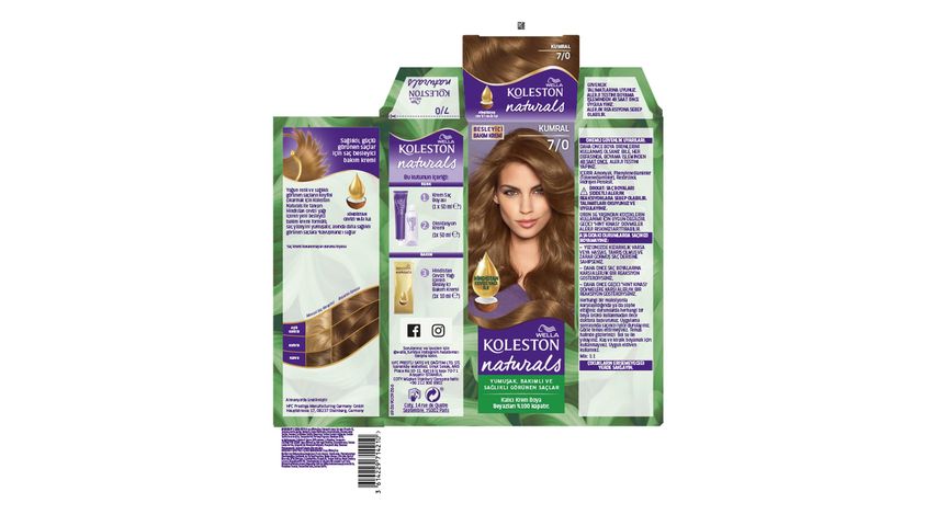 Wella Koleston Naturals Saç Boyası 7/0 Kumral