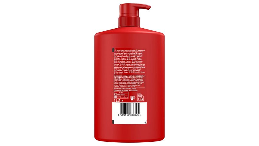 Old Spice Captain Men’s Shower Gel and Shampoo Extra XL 1000 ml