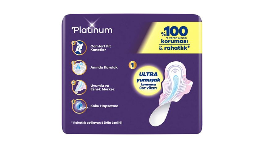 Orkid Platinum Hijyenik Ped Uzun 7'li