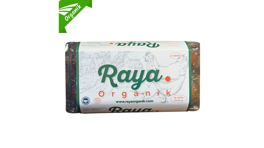 Raya Organik Yumurta 8'li 53-62 g